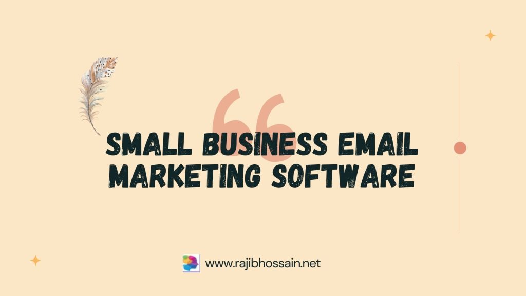 Small Business Email Marketing Software