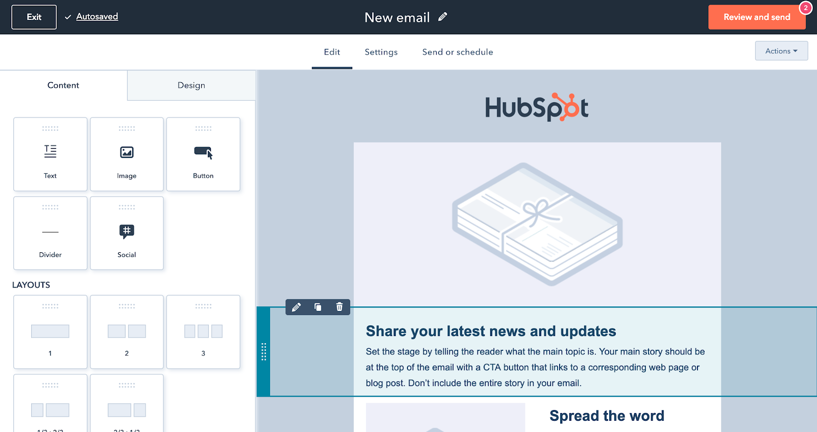 Hubspot Free Email Marketing