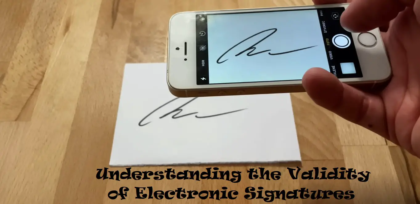 Understanding the Validity of Electronic Signatures